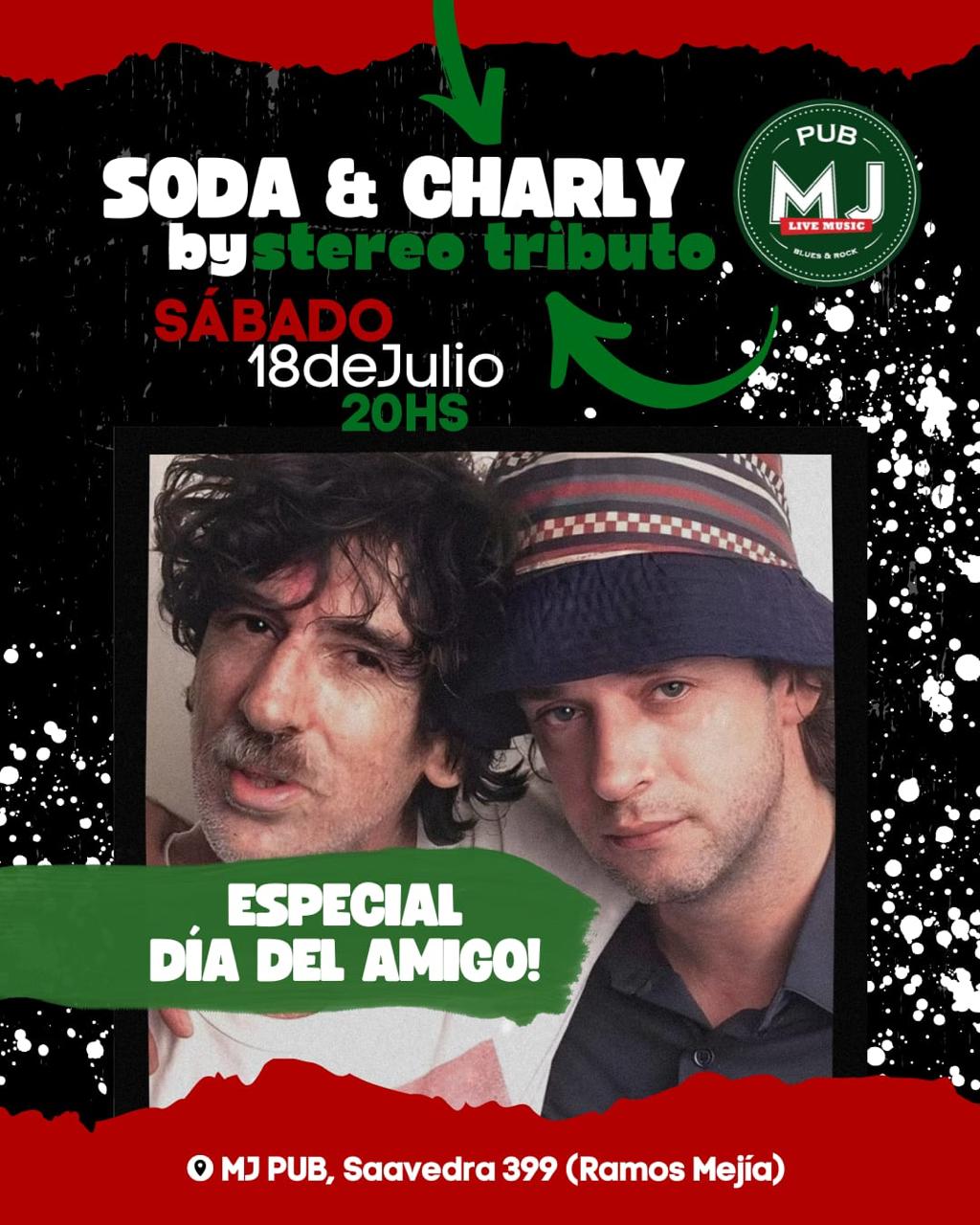 Stereo Tributo - DIA DEL AMIGO SODA Y CHARLY